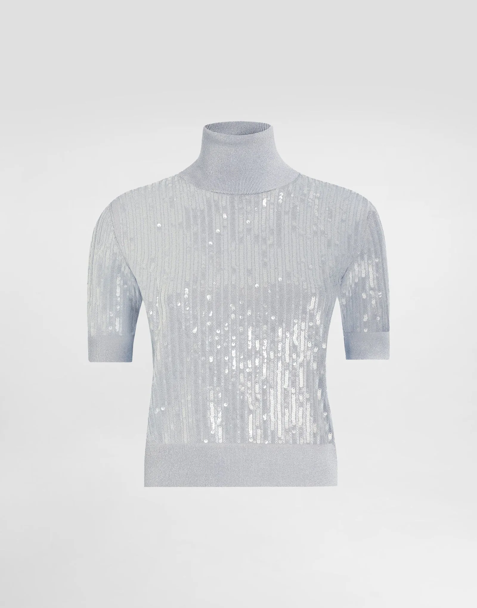 Pullover Dolce & Gabbana Sequin Embroidered Turtleneck Sweater FXW40ZJAIQ9N0040