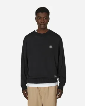 Pullover Neighborhood Plain Crewneck Sweater Black 241FUNH-KNM01 BK